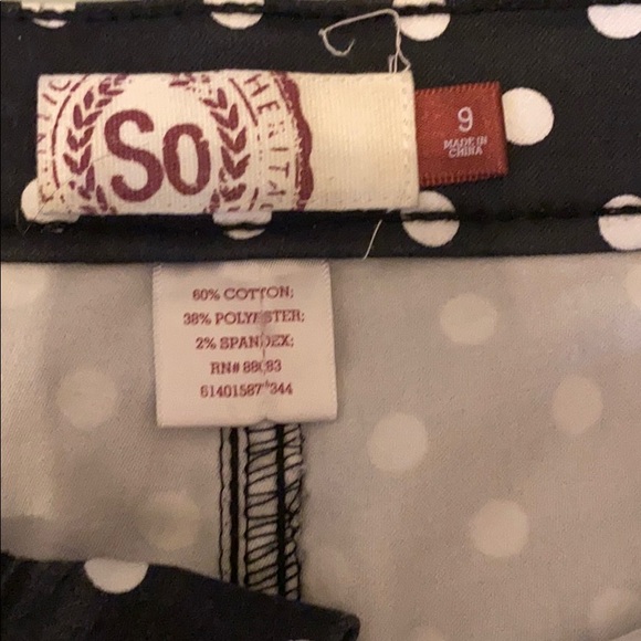 Black polka dot pants - Picture 3 of 3